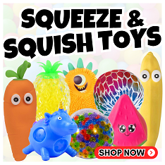 New Squish & Squeeze Toys For 2024 - Click Here